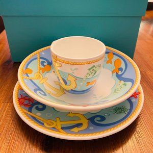 BRAND NEW Tiffany & Co. Sailor 3-Piece Baby Set